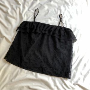 XS J.Crew Fluttery lace cami